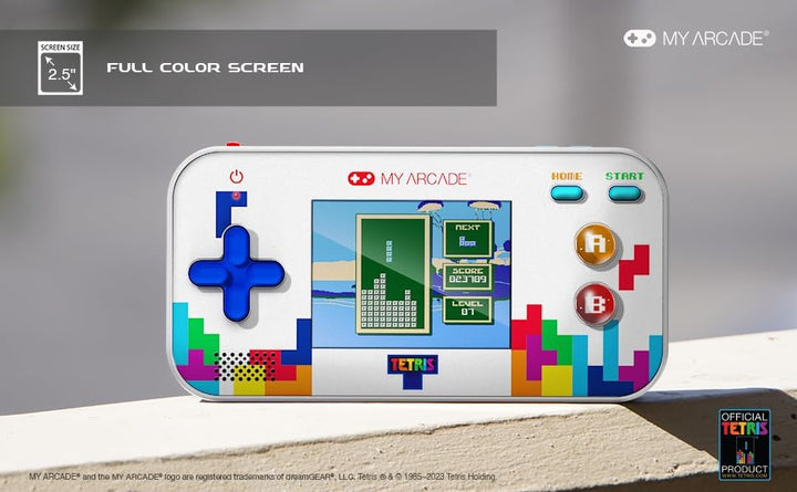 My Arcade | Tetris Gamer V: Officially Licensed Portable Handheld Console with 201 Games, 2.5" Full Color Screen, Pocket Size, Retro |