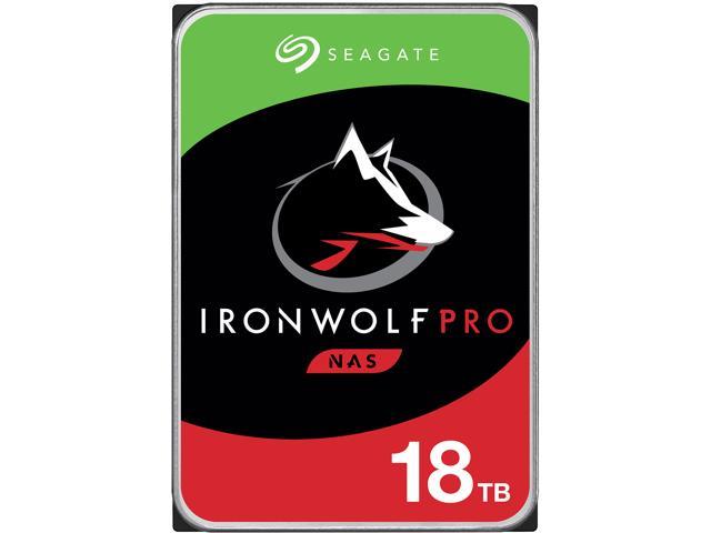 Seagate | IronWolf Pro 18TB NAS Hard Drive 7200 RPM 256MB Cache CMR SATA 6.0Gb/s 3.5" Internal HDD ST18000NE000