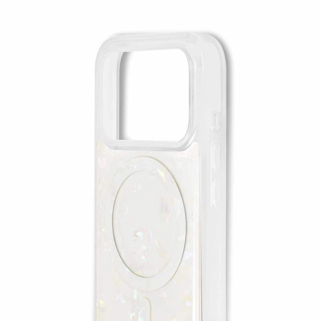 Ideal of Sweden | Pearlised MagSafe Case iPhone 17 Pro - White | IDPLCMSI2561P10