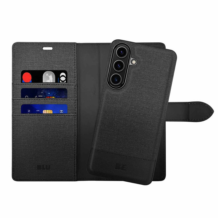 Blu Element | Folio 2-in-1 Case for Samsung Galaxy S26 FE/Galaxy S25 FE - Black | BEF2N26SFEB1