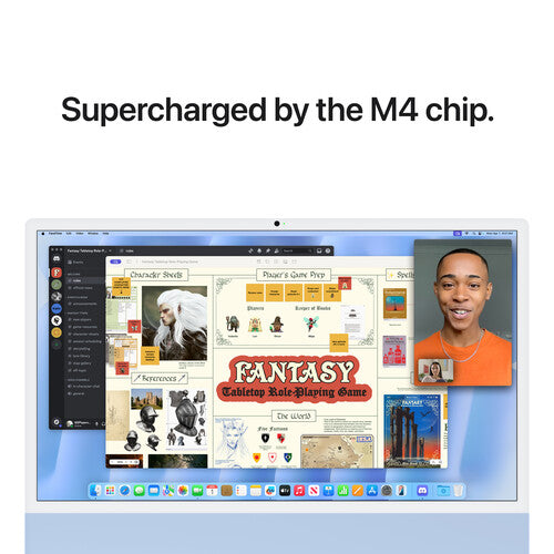 Apple | iMac 24"with Retina 4.5K display 16GB 256GB SSD - Blue | MWUF3LL/A
