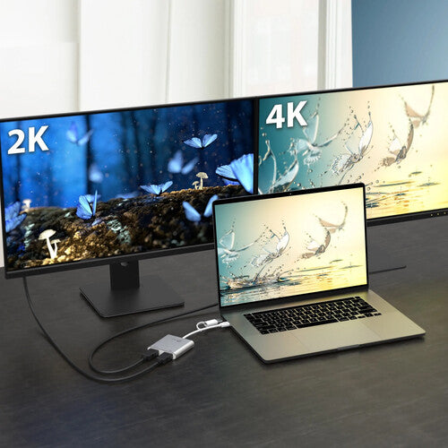 j5create | USB-C to Dual HDMI Multi-Monitor Adapter - White | JCA365