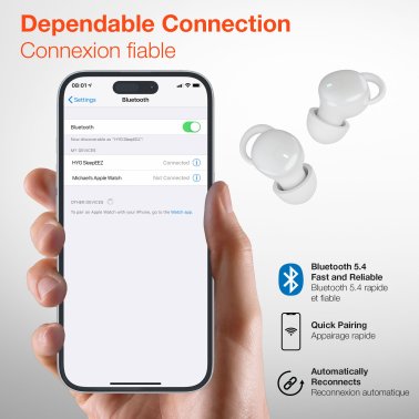 HyperGear | SleepEez Mini Noise-Blocking True Wireless Earbuds | 15-14290