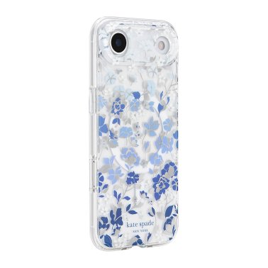 Kate Spade | Protective MagSafe iPhone 17 Air Case - Flowerbed Blue | KS057482