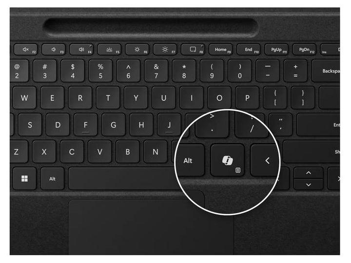 Microsoft | Surface Pro Flex Keyboard English Commercial  (Copilot Key) - Black | ZRA-00001