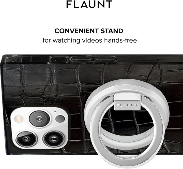 FLAUNT | Magnetic Ring Stand - Silver | FT057186