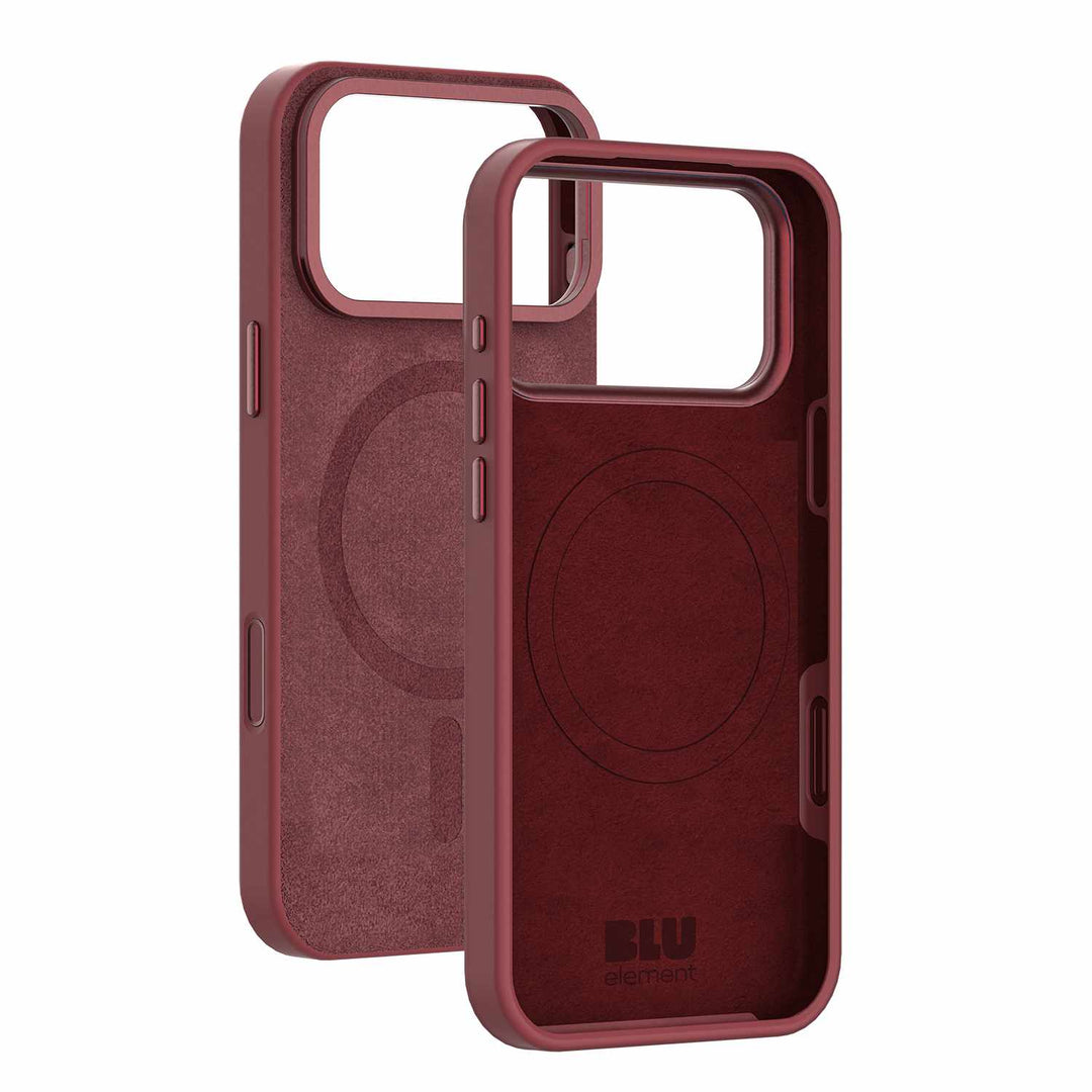 Blu Element | Urban Edge Kick MagSafe Case iPhone 18 Pro /17 Pro - Burgundy | BEURBEBUR183