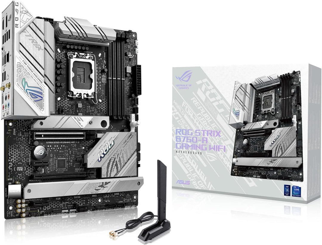 ASUS | MB GAMING WIFI B760 LGA1700 Max.128GB DDR5 ATX Retail | ROG STRIX B760-A GAM