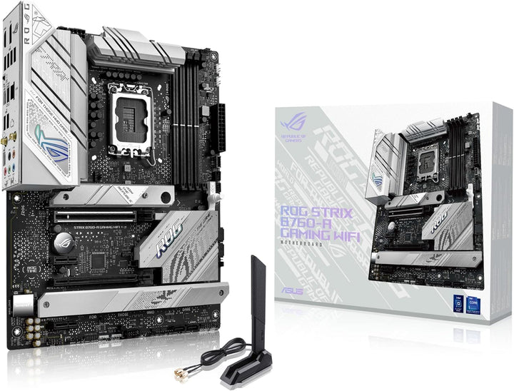 ASUS | MB GAMING WIFI B760 LGA1700 Max.128GB DDR5 ATX Retail | ROG STRIX B760-A GAM