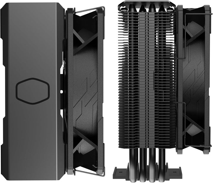 Cooler Master | Hyper 212 CPU Cooler w/ 120mm Sickleflow Fan CRYOFUZE Thermal Paste - Black Edition | RR-S4KK-25SN-R1