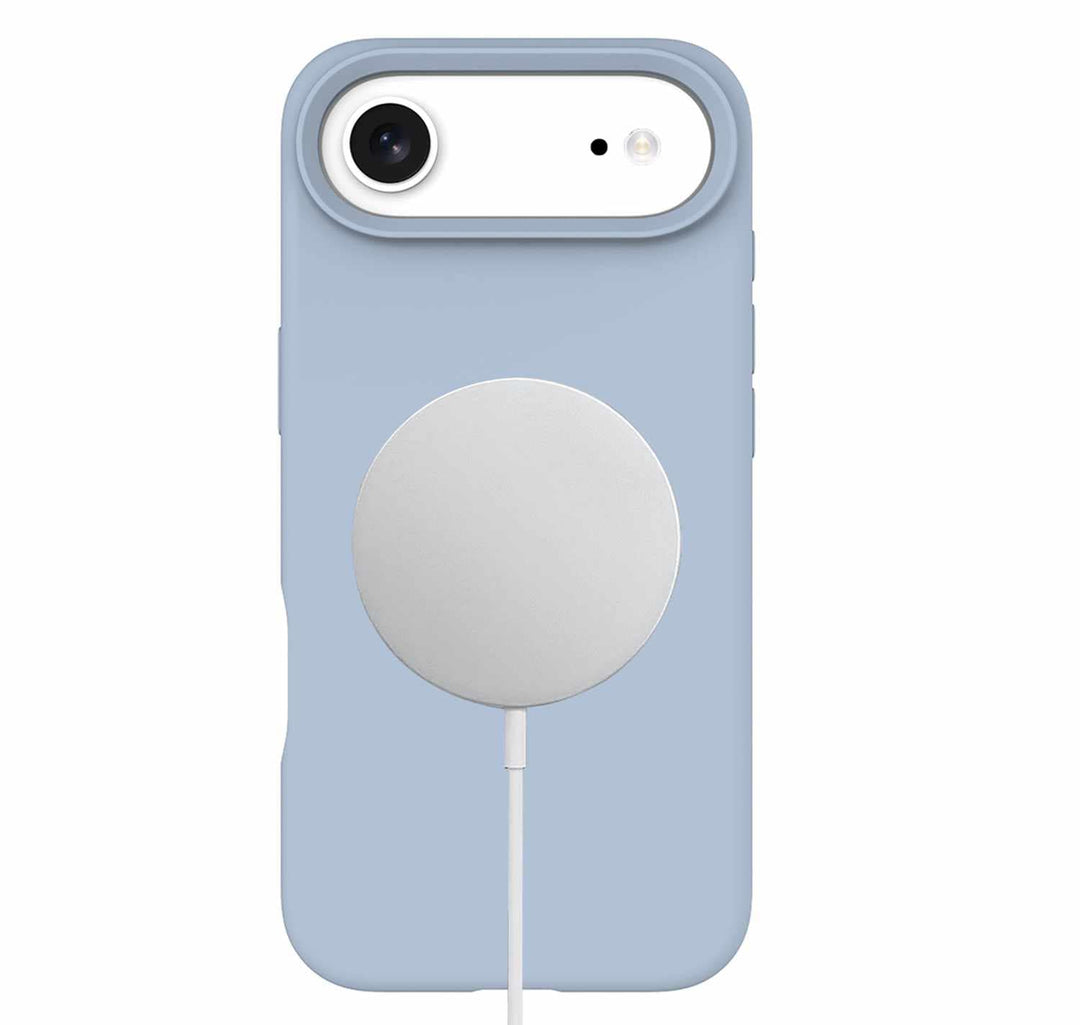 Blu Element | Silicone MagSafe iPhone 17 Air Case - Pastel Blue | BESMG17A4