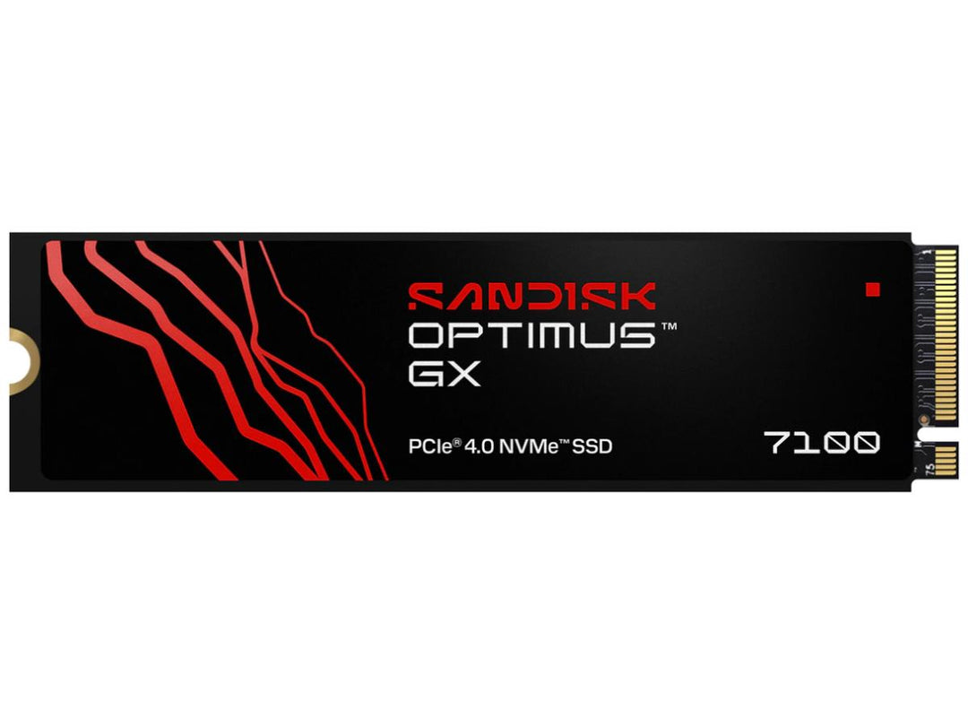SanDisk | Optimus GX 7100 500GB NVMe PCI-e Gen 4.0 Internal Solid State Drive | SDSP71500GAN-000E0