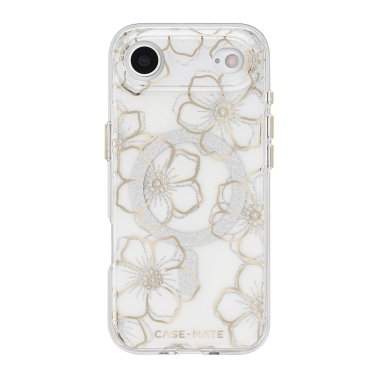 Case-Mate | Floral Gems iPhone 17 Air MagSafe Case - Gold | CM057464
