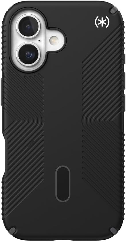 Speck | Presidio2 Grip MagSafe with ClickLock Apple iPhone 16 - Black | 150689-3205