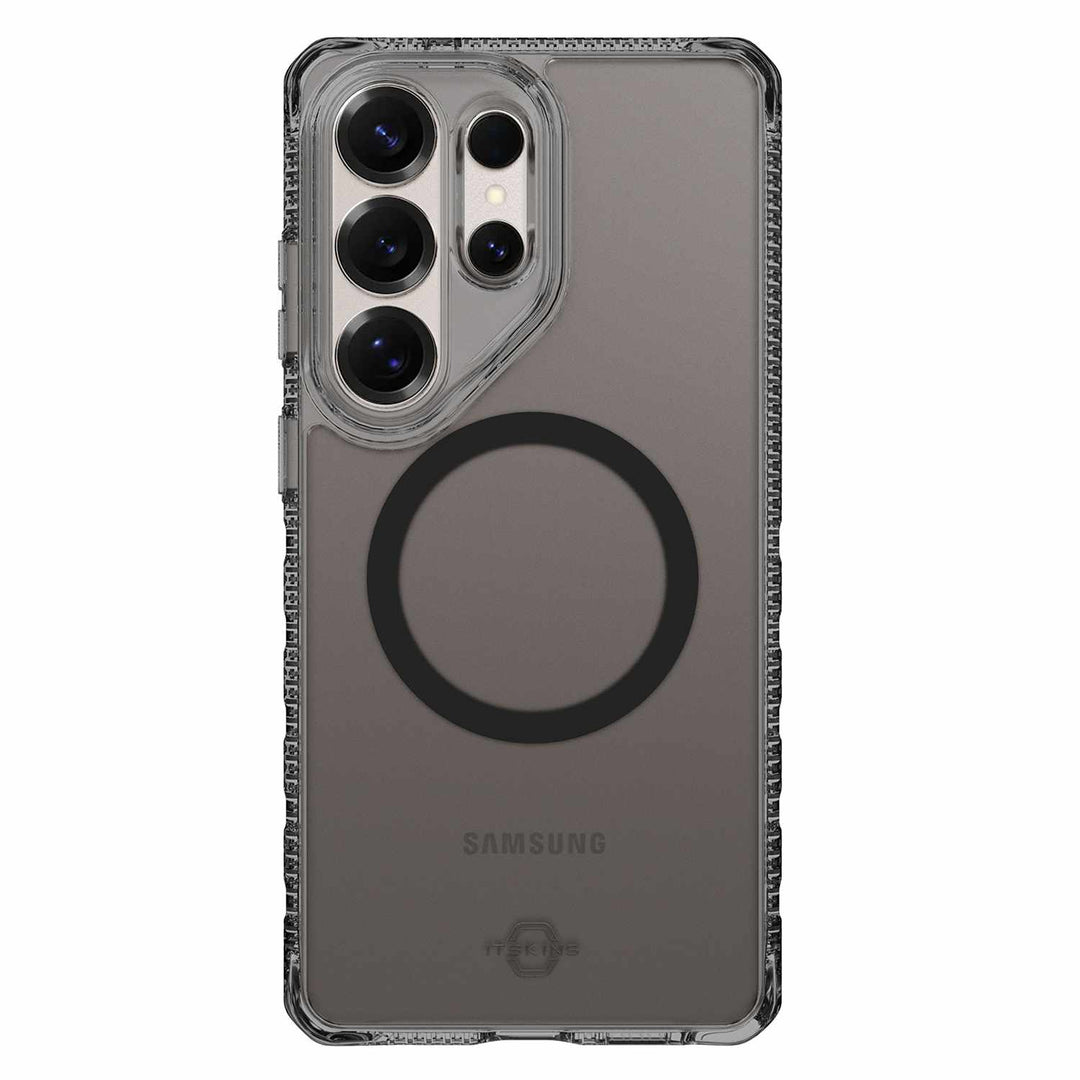 ITSKINS | Hybrid_R Vapor Case w/Magnets for Samsung Galaxy S26 Ultra - Smoke | SGYUHBVARSMOK