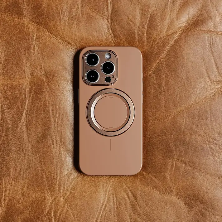 OhSnap | Snap 4 Phone Grip - Cognac Brown | PH-S4C-COG-CA1