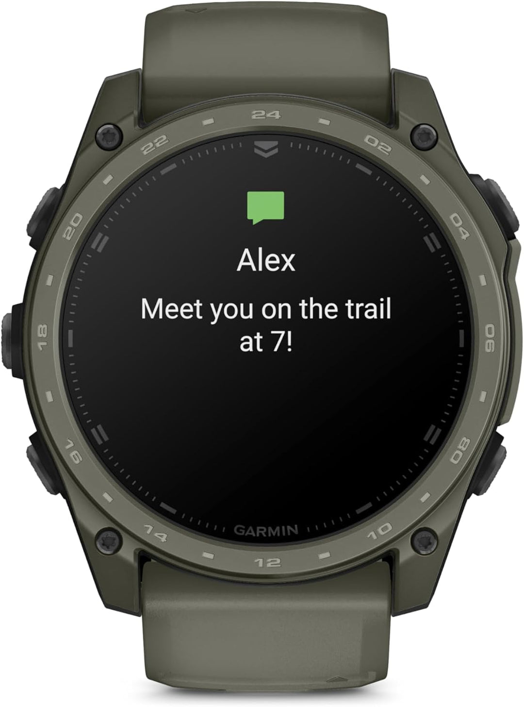 Garmin | tactix 51mm Cerakote Premium Tactical GPS Smartwatch - Olive Drab | 010-04553-10