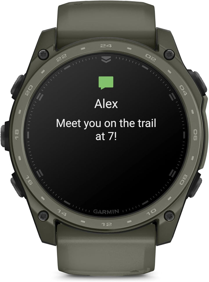 Garmin | tactix 51mm Cerakote Premium Tactical GPS Smartwatch - Olive Drab | 010-04553-10