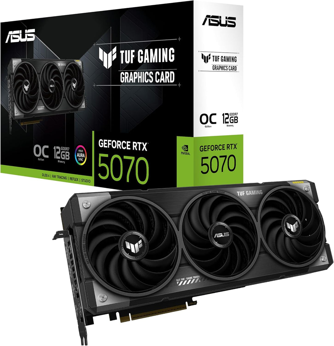 ASUS | Video Card GeForce RTX 5070 12G GDDR7 256bit PCIE | TUF-RTX5070-O12G-GAMING