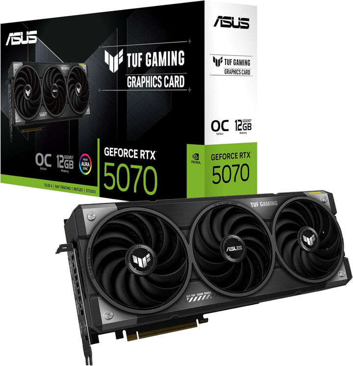 ASUS | Video Card GeForce RTX 5070 12G GDDR7 256bit PCIE | TUF-RTX5070-O12G-GAMING