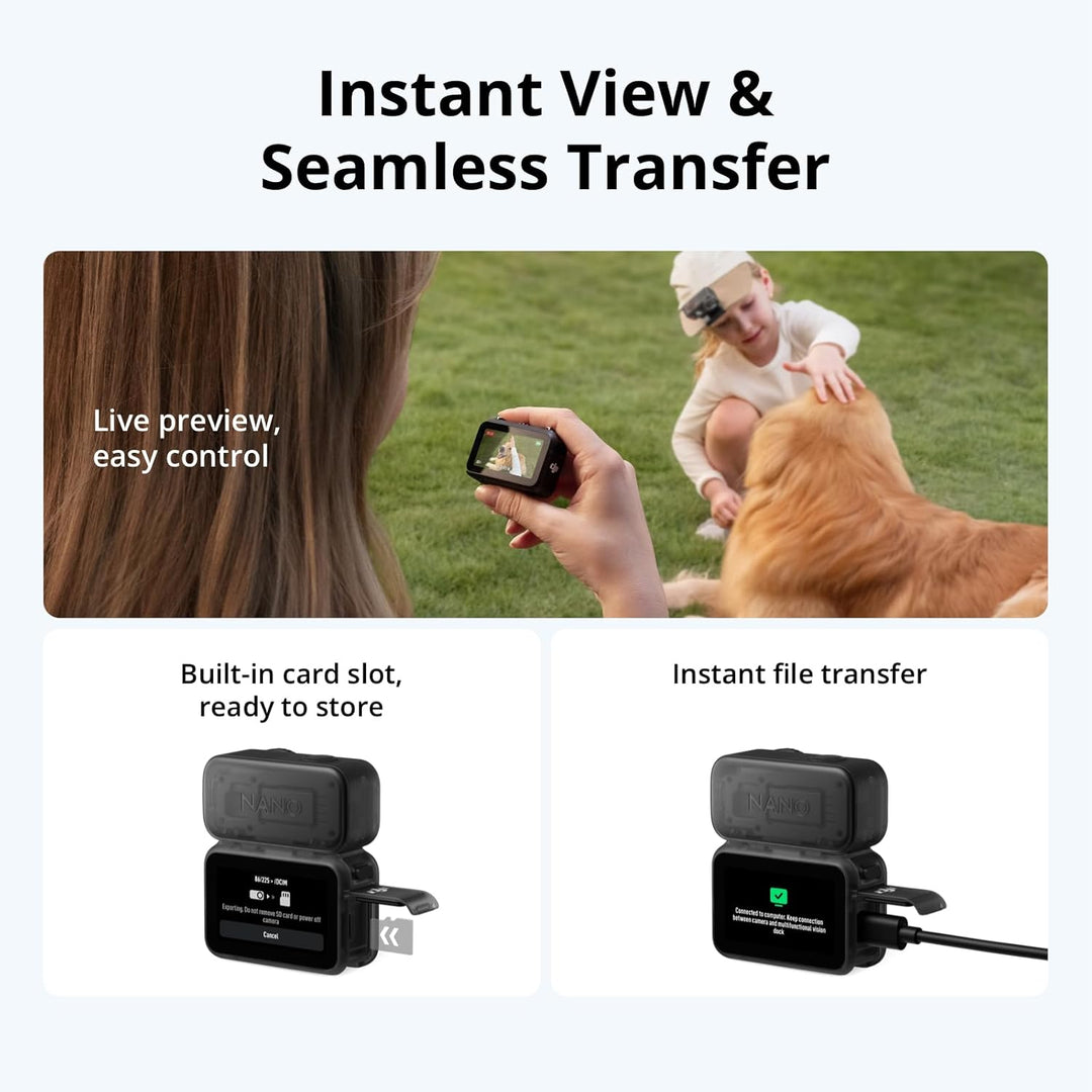 DJI | Osmo Nano Standard Combo (64GB) - Black | CP.OS.00000461.01