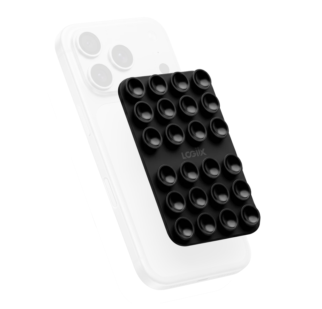 LOGiiX | Grip Mag MagSafe Suction Mount for Smartphones - Black | LGX-14173