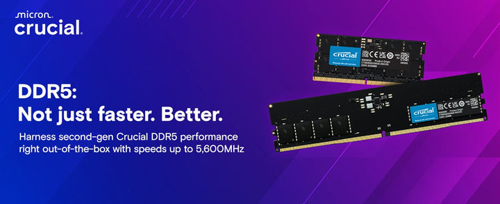 Crucial | RAM UDIMM DDR5 5600MHz 32GB | CT32G56C46U5