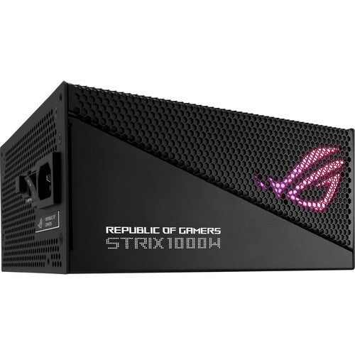 ASUS |  ROG STRIX Gold Aura Edition Modular Power Supply 1000W - Black | ROG-STRIX-1000G-AURA
