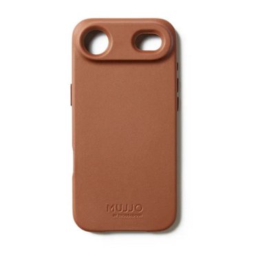 Mujjo | Full Leather w/MagSafe iPhone 17 Air Case - Tan | MUJJO-CL-065-TN