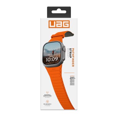 UAG | Pathfinder Strap Apple Watch 42/44/45/46/49mm - Olive/Orange | 194161117297