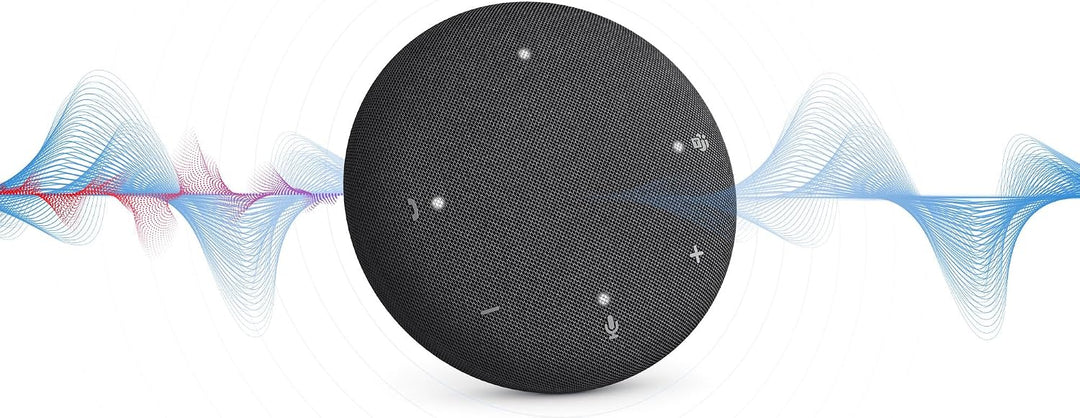 Dell | Pro Wired Speakerphone USB-C Zoom/Microsoft Teams Certified, 4 Omnidirectional Microphones, AI-Based Noise Cancellation Microphones | SP325
