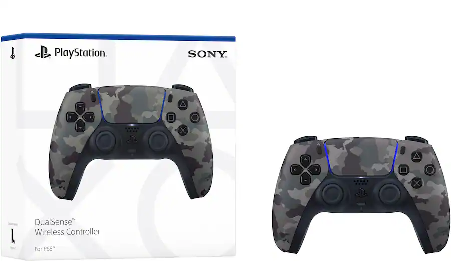 Sony | PlayStation 5 Wireless Controller DualSense - Grey Camo | 711719023623