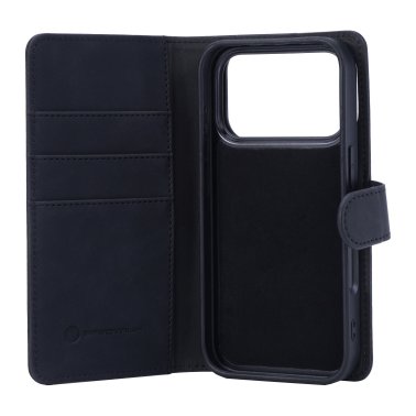 SPECTRUM | Folio Slim Detachable 2-1 Wallet iPhone 17 Pro Max Case - Black | 2009FOLIO