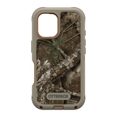 OtterBox | Defender Pro w/ MagSafe Series Case iPhone 16 - Black Real Tree Apx | 77-96019