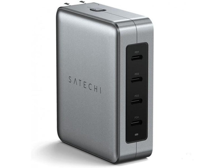 Satechi | 145W USB-C 4-Port GAN Travel Charger - Space Grey | ST-W145GTM