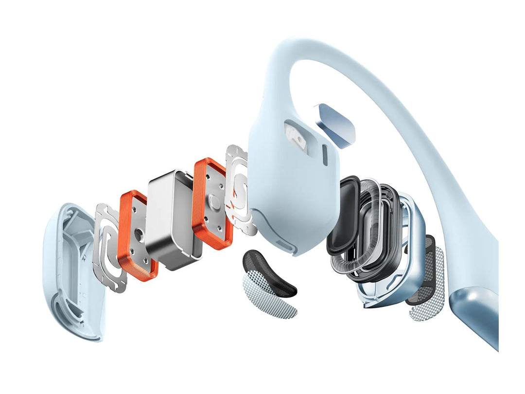 Shokz | OpenRun Pro 2 Bluetooth Headset Noise Cancelling Mic Premium Bone Conduction - Blue | S820-ST-BL-CA-326