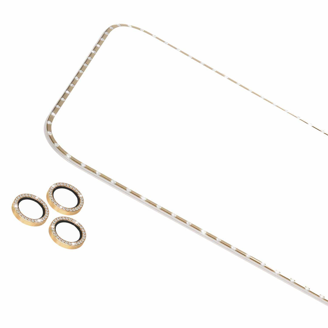 Kate Spade | Screen & Lens Protector Style Kit iPhone  17 Pro Max/ 16 Pro Max Set in - Stone Gold | KS058002