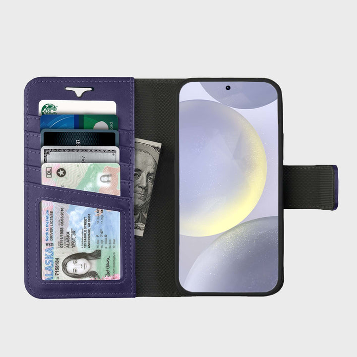 Caseco | Wallet Case with MagSafe for Samsung S26 - Purple | C31F3-11