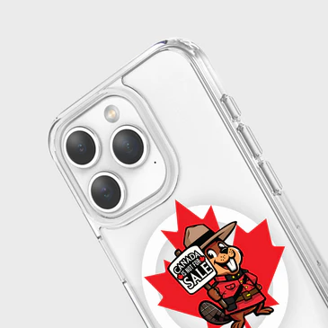 Caseco | Mountie Case Canada Is Not For Sale iPhone 16 Pro Max - Clear | Z24D2-BA
