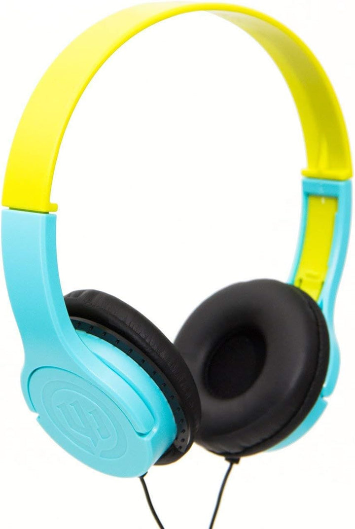 Wicked Audio | Rad Rascal Kids Headphones with Safety Volume - Sky Blue/Slime | WI311-CA