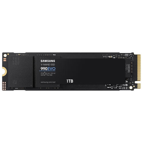 Samsung | 990 EVO 1TB NVMe PCI-e Internal Solid State Drive Black/Red | MZ-V9E1T0B/AM