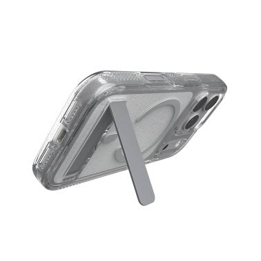 ZAGG | Graphene Milan Snap iPhone 18 Pro/17 Pro Kickstand Case - Glitter Silver | 702322599