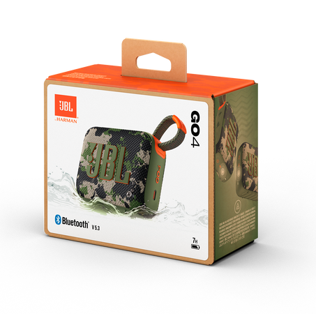 JBL | Go 4 Waterproof Bluetooth Wireless Speaker - Squad | JBLGO4SQUADAM