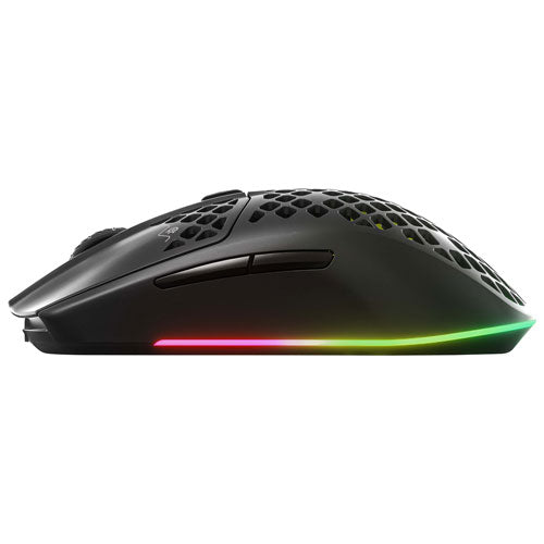 SteelSeries | Aerox 3 2022 Edition 18000 DPI Bluetooth Optical Gaming Mouse - Black 62612