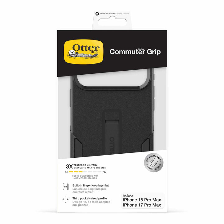Otterbox | Commuter Grip MagSafe iPhone 18 Pro Max/17 Pro Max + Camera Control Case - Black