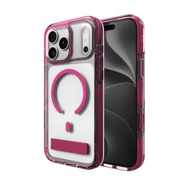 ZAGG | Graphene Santa Cruz Snap iPhone 18 Pro Max/17 Pro Max Kickstand Case - Raspberry Pink | 702322314