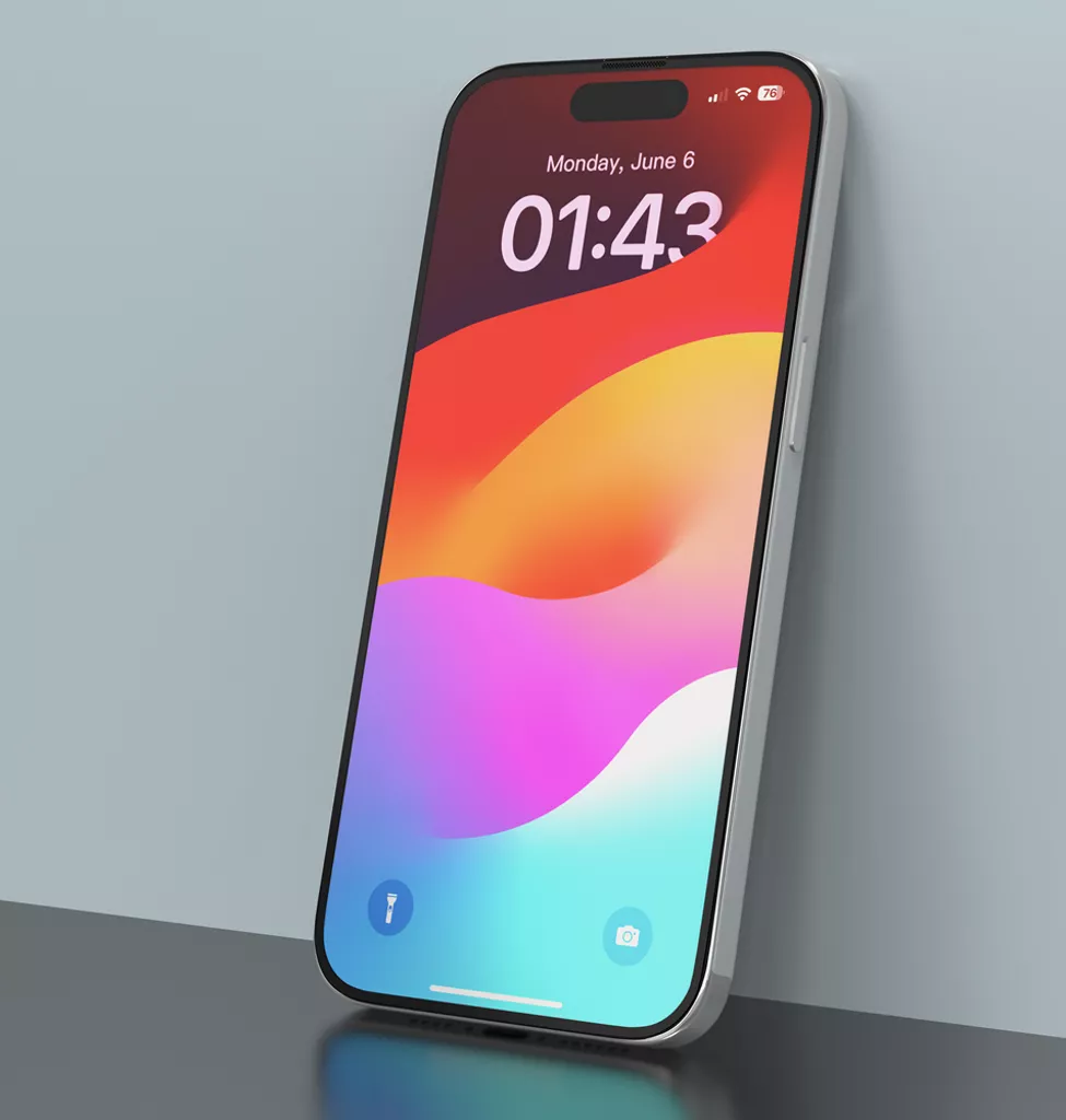 Devia | Glass Screen Protector Edge to Edge for iPhone 15 Pro Max | 6938595388880