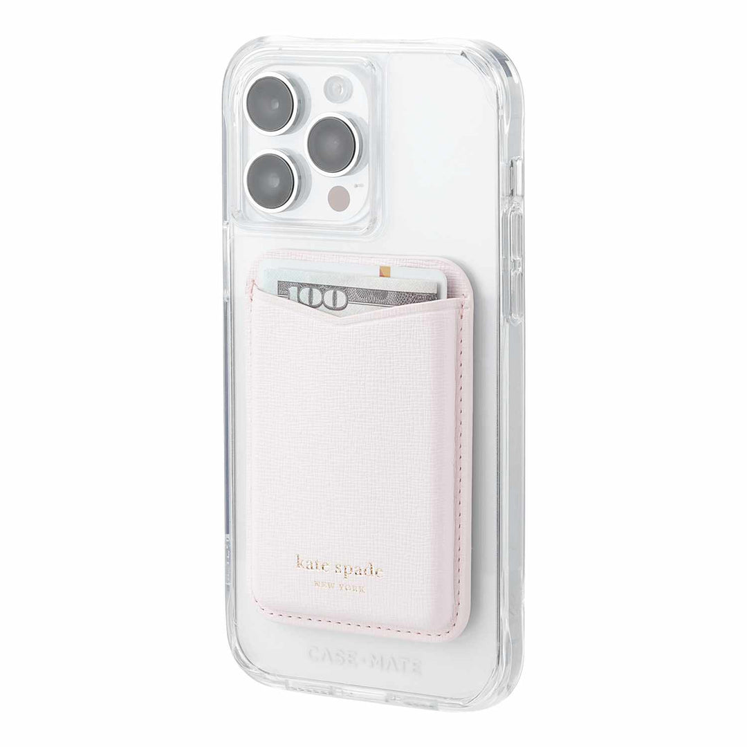 Kate Spade NY | Magnetic Wallet Compatible w/MagSafe - Pale Dogwood (Pink) | 123-0492