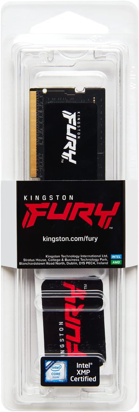 Kingston | FURY Impact 32GB DDR5 SDRAM Memory Module - Black | KF556S40IB-32