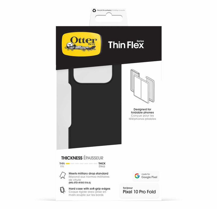 OtterBox | Thin Flex Case w/Magnets for Google Pixel 10 Pro XL - Black | 77-97982